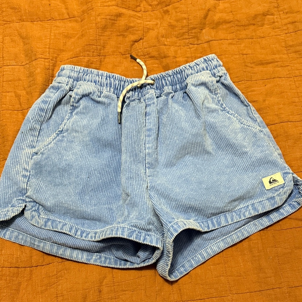 Quiksilver Light Blue Textured Shorts